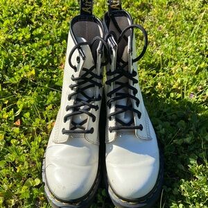 Dr Martens White Boots